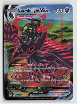 Pokemon - Corviknight VMAX - TG19/TG30 Silver Tempest Trainer Gallery - NM - Image 1