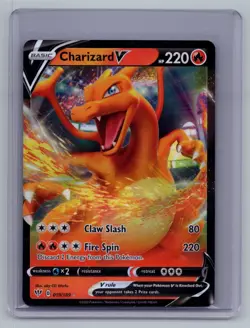 Pokemon 2020 Darkness Ablaze Charizard V 19/189 NM - Image 1