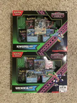 Pokemon TCG - Shrouded Fable Greninja and Kingdra EX Special Collection Sealed - Image 1