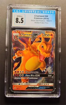 CHARIZARD GX SM211 - POKeMON - BLACK STAR PROMO - CGC 8.5 Near Mint/Mint+ - Image 1