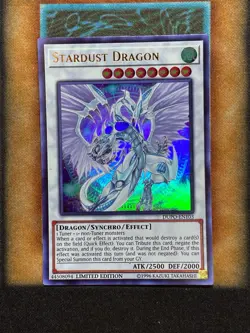 Yugioh Stardust Dragon DUPO-EN103 Ultra Rare Limited Edition NM - Image 1