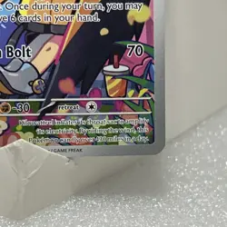 Pokemon Iono's Kilowattrel Full Art Illustration Rare Holo 163/159 SV09 120 HP - Image 4