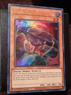Yu-Gi-Oh Yata Garasu MAMA Ultra Rare NM - Image 1