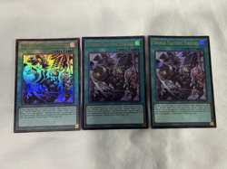 TRIPLE TACTICS THRUST x3 ULTRA RARE PLAYSET ALTERNATE ART TRI-BRIGADE YUGIOH - Image 1