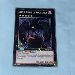 BP01-EN030 Adreus, Keeper of Armageddon : Starfoil Rare 1st Edition Mint YuGiOh - Image 1