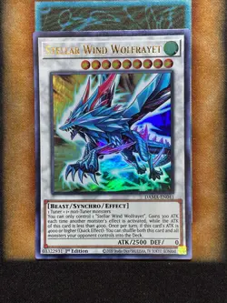 Yugioh Stellar Wind Wolfrayet DAMA-EN041 Ultra Rare 1st Ed NM - Image 1