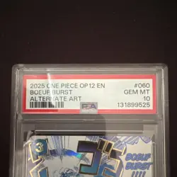 2025 One Piece OP12 EN Boeuf Burst Event Alternate Art Foil Rare OP12-060 PSA 10 - Image 2