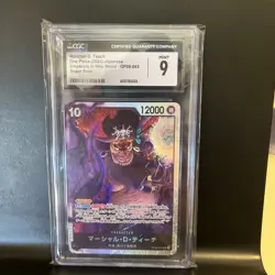 Marshall D Teach One Piece TCG OP09-093 Alternative Art Super Rare Emperors - Image 1