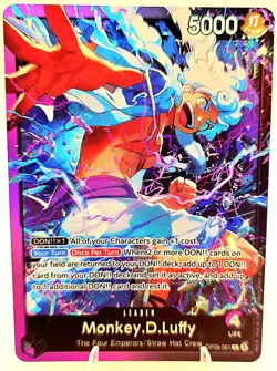 Bandai Monkey.D.Luffy Leader OP09-061 Emperors in the New World Foil 5000 Power… - Image 1