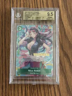 One Piece Heroine Cup Winner Nico Robin BGS 9.5 - Image 1
