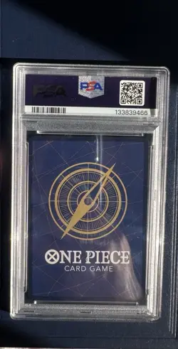 One Piece Sanji OP06-119Premium Booster Manga Alt ArtFoil Secret Rare PSA 10 - Image 2