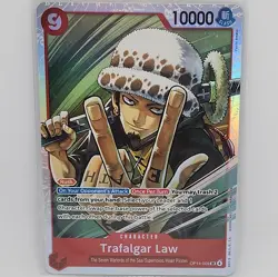 Trafalgar Law SR Super Rare OP14-009 One Piece TCG English IN-HAND - Image 1