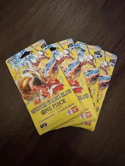 One Piece TCG Adventure On Kami's Island Sleeved Booster x4 - Image 1