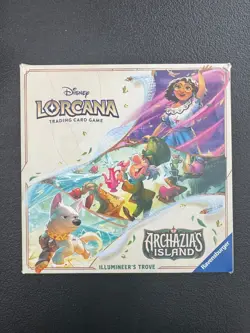 Disney Lorcana Archazia’s Island Illumineer’s Trove Sealed Ravensburger TCG Box - Image 1