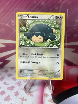 Pokemon Snorlax Trading Card Kalos Starter Set Non-Holo Card 26/39 - Image 1