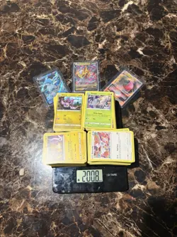 2lb Pokemon Cards Bulk Lot - Commons and Uncommons Three V’s Unsorted - Image 1