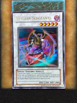 Yugioh Stygian Sergeants WC10-EN003 Ultra Rare NM - Image 1