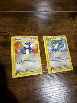 Vintage Dratini & Dragonaire Expedition E Series Pokemon Cards - Image 3