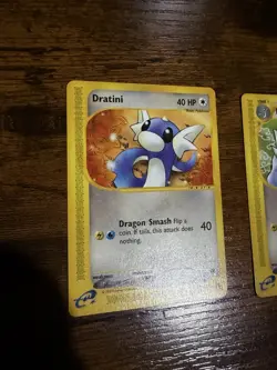 Vintage Dratini & Dragonaire Expedition E Series Pokemon Cards - Image 4