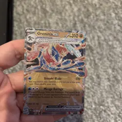Pokemon Greninja EX Holo TCG Card Twilight Masquerade 106/167 Metal - Image 1