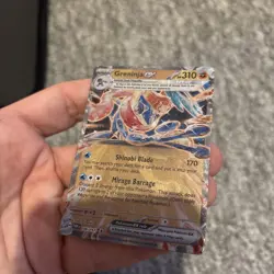 Pokemon Greninja EX Holo TCG Card Twilight Masquerade 106/167 Metal - Image 2