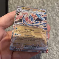 Pokemon Greninja EX Holo TCG Card Twilight Masquerade 106/167 Metal - Image 3