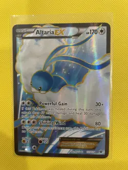 Pokemon TCG Altaria-EX Full Art Holo Card 123/124 Ultra Rare NM/M - Image 1