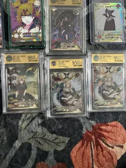 Naruto kayou card lot, grades and singles, Sakura Hinata, Naruto, Itachi Tsunade - Image 4