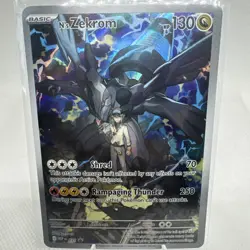 Zekrom Full Art Holo MEP EN 031/--- Pokemon Card 130 HP Basic Dragon - Image 2