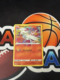 Reshiram Holo Amazing Rare Pokemon Card 017/072 Shining Fates - Image 1