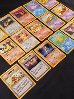 Vintage Pokemon Team Rocket Lot 16 Cards Dark Vaporeon Eevee Charmander - Image 4