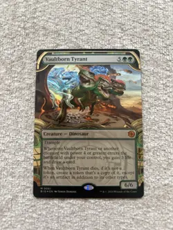 Magic: The Gathering Vaultborn Tyrant Raised Foil Showcase Card 61 NM - Image 1