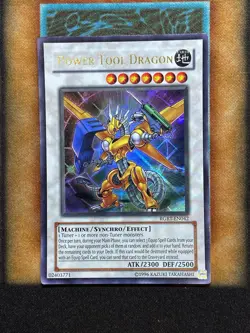 Yugioh Power Tool Dragon RGBT-EN042 Ultra Rare LP - Image 1