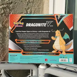 Pokemon TCG Dragonite V Box. New. 2 Foil Cards. 4 Booster Packs. Factory Sealed - Image 2