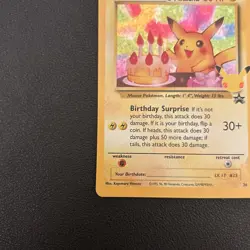 Pokemon TCG Pikachu Birthday Celebrations Holo Card #24 NM - Image 2