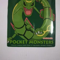 Marumiya Get Card Seal Rayquaza Promo Retro Rare Pokemon Card Game - Image 3