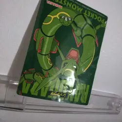 Marumiya Get Card Seal Rayquaza Promo Retro Rare Pokemon Card Game - Image 5