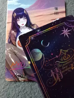 Hinata one piece QR03 the moment love awakens Goddess Story WAIFU ANIME CARD - Image 2