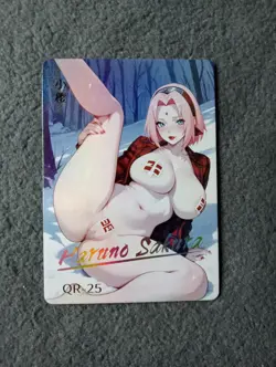 SAKURA the moment love awakens Goddess Story WAIFU ANIME CARD - Image 1