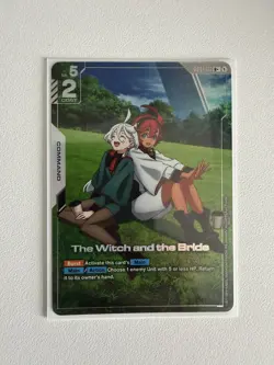Gundam Card Game TCG - The Witch and the Bride GD01-117 R+ Alt Art - Image 1