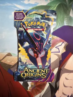 Pokemon Trading Card Game XY-Ancient Origins Sleeved Booster Pack Rayquaza Art! - Image 1