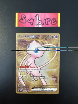 MINT Mew ex Metal Gold SV 151 205/165 UPC Promo Pokemon Card - Image 1