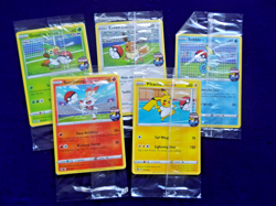 Pokemon Futsal On The Ball Football set, 5 Promo cards all Sealed bin 2 - Image 1