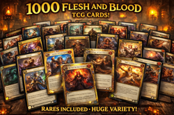 1000 Flesh and Blood Cards FAB lot Instant Collection Includes Rares - Image 1