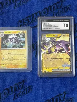 Pokemon Black Star Promos Toxtricity Illustration Contest Winner + Card (2) - Image 1