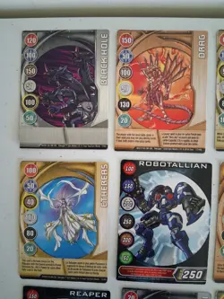 Vintage Bakugan Battle Brawlers Card Lot 2006 2008 Gate Ability HSP HP free ship - Image 2