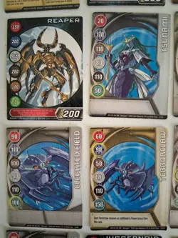 Vintage Bakugan Battle Brawlers Card Lot 2006 2008 Gate Ability HSP HP free ship - Image 4