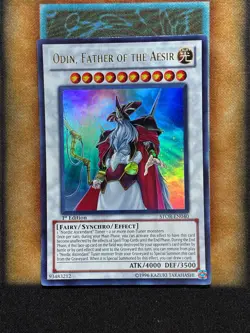 Yugioh Odin, Father Of The Aesir STOR-EN040 Ultra Rare 1st Ed NM - Image 1