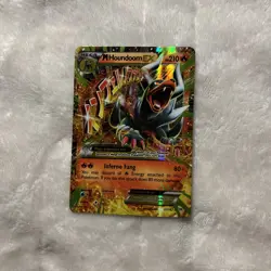 Pokemon M Houndoom EX Mega 22/162 Breakthrough Ultra Rare Holo Card - Image 1