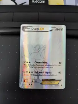 Pokemon TCG Dialga EX Full Art 122/119 Secret Rare Card XY Phantom Forces - Image 2